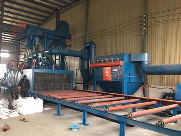 Dust Cleaning Roller Conveyor Shot Blasting Machine With Abrasive Recycling System