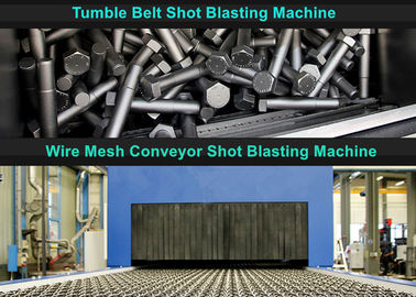 Compact Design Shot Blasting Equipment Steel Surface Rust Removing , Automatic Loading