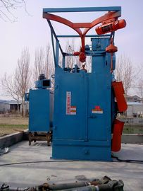 Single And Double Hook Type Shot Blasting Machine / Sand Blaster For Cleaning Metal Surface