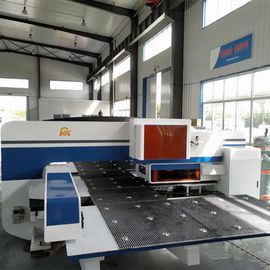 Hydraulic Cnc Servo Punch Press SIEMENS Control System , 20kw Power Rating