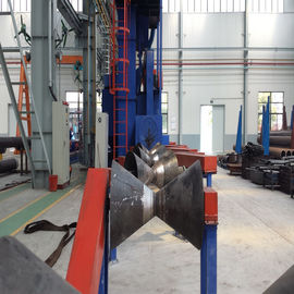 Grit Blasting Steel Pipe Sand Blasting Machine Customized Power High Efficiency