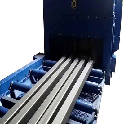 ODM Electric Roller Conveyor Shot Blasting Machine For Steel Structure