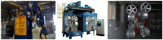 Double Hook Shot Blasting Machine For Castings And Forged Parts